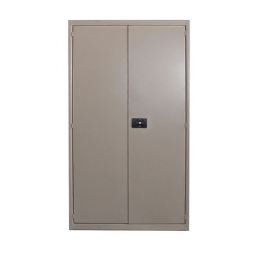 Gabinete universal metalico con 5 claros y puertas abatibles