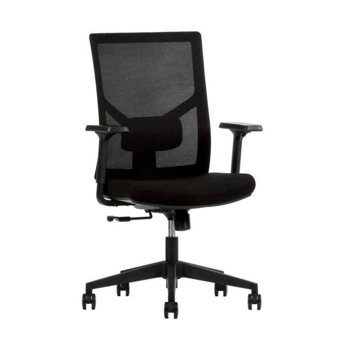 Sillon operativo Screen respaldo bajo y asiento tapizado en mesh con base de nylon