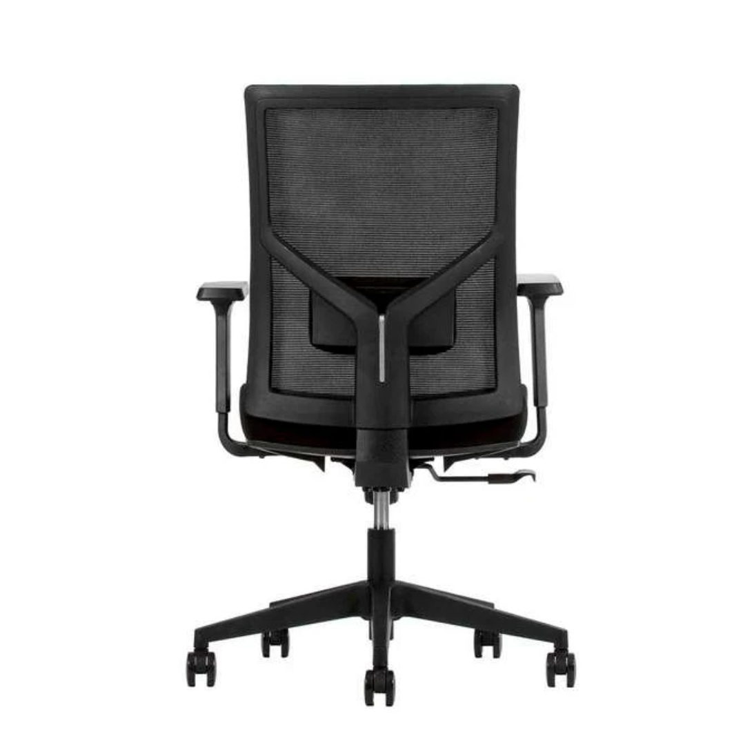 Sillon operativo Screen respaldo bajo y asiento tapizado en mesh con base de nylon