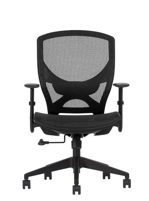 Sillón ejecutivo Matrix respaldo bajo y asiento tapizado en mesh con base nylon