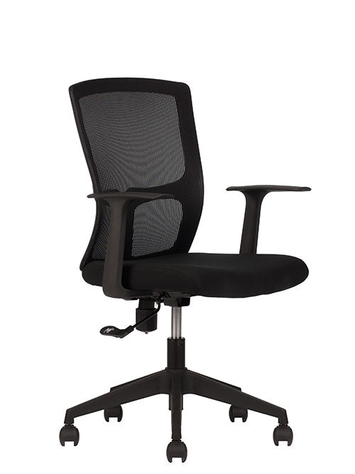 Silla ejecutiva Click respaldo y asiento tapizado en mesh con base nylon