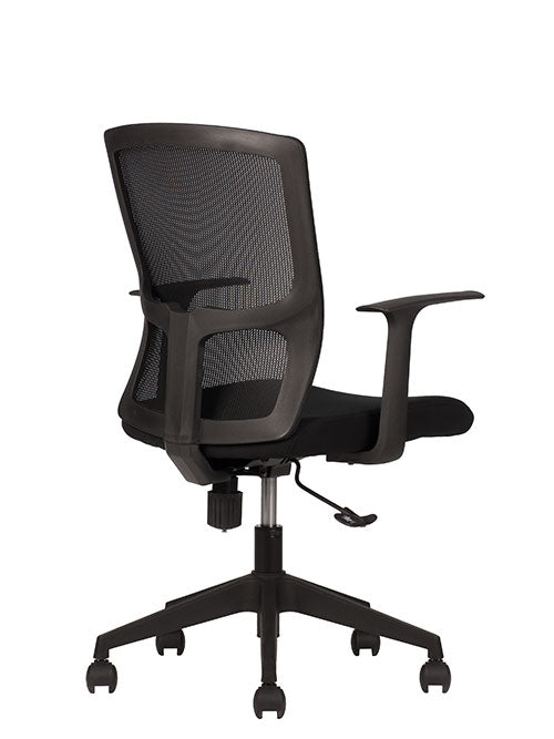 Silla ejecutiva Click respaldo y asiento tapizado en mesh con base nylon