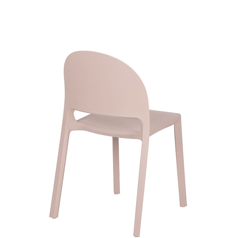 Silla de exterior Shine respaldo y asiento de polipropileno