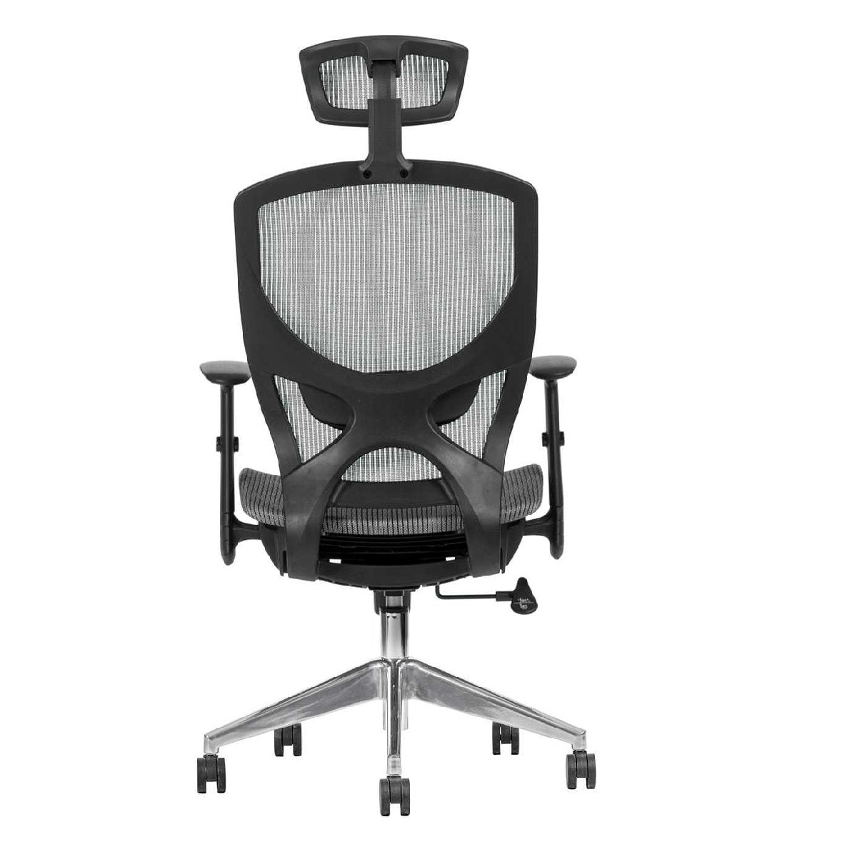Sillón ejecutivo Matrix respaldo alto y asiento tapizado en mesh con base aluminio